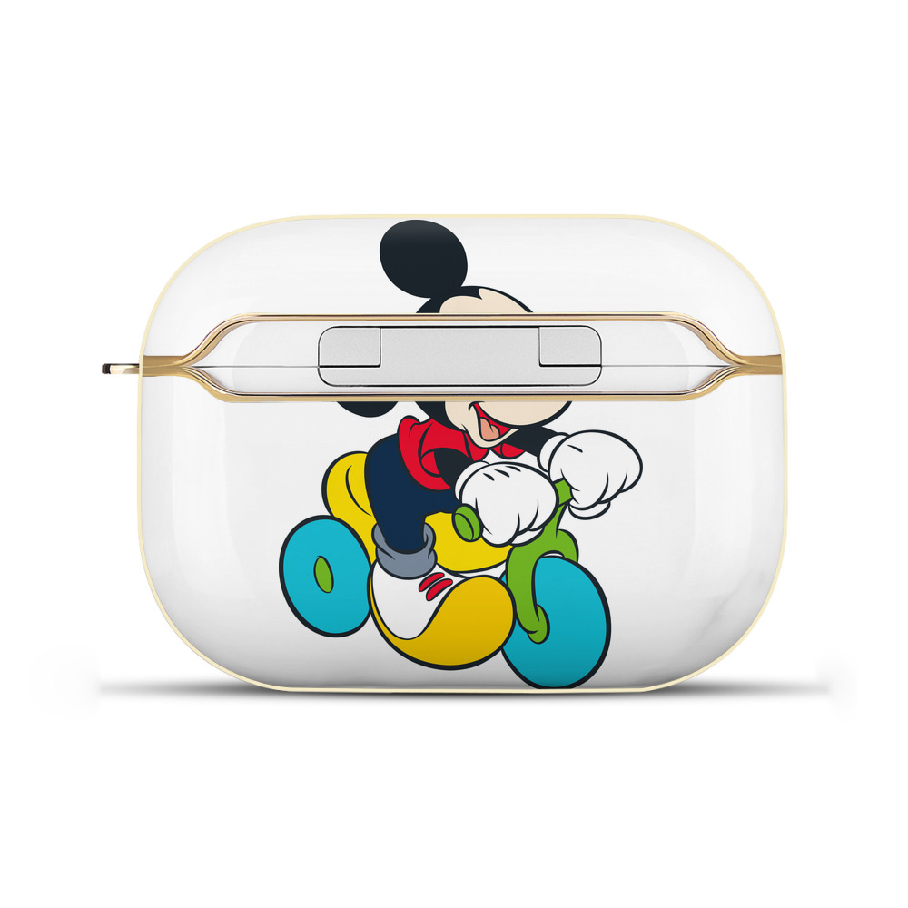 （画像用） ミッキーマウス Mickey Mouse 【AirPods Pro用】ハードシェル保護ケース｜耐衝撃・防指紋・カラビナ付き商品仕様