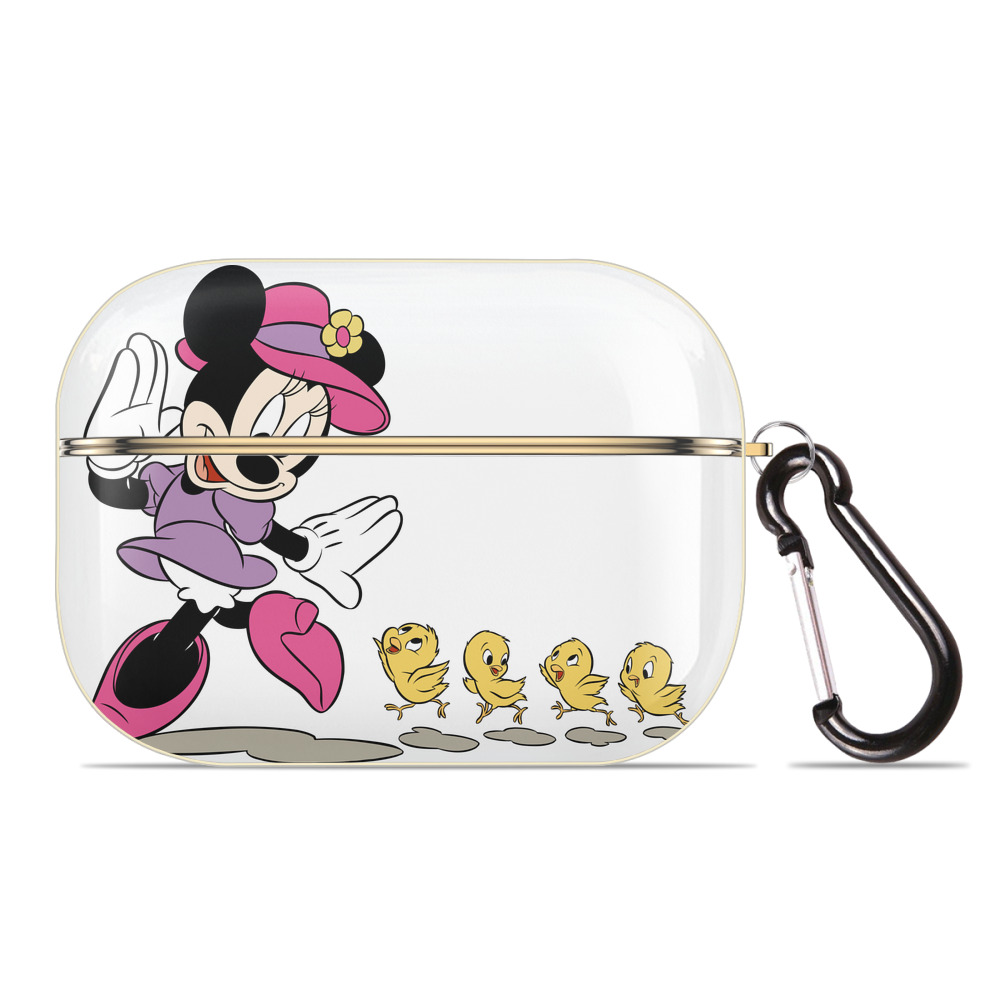 （画像用） ミッキーマウス Mickey Mouse 【AirPods Pro用】ハードシェル保護ケース｜耐衝撃・防指紋・カラビナ付き商品仕様