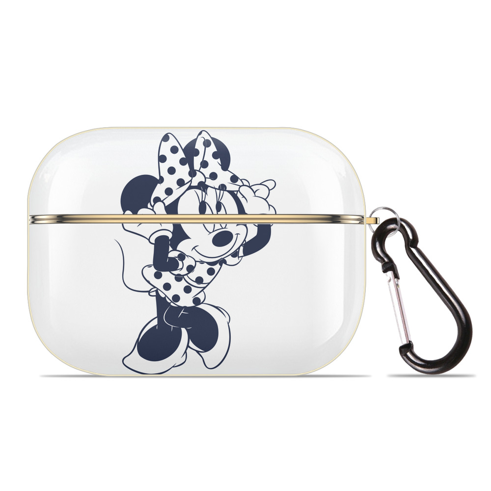 （画像用） ミッキーマウス Mickey Mouse 【AirPods Pro用】ハードシェル保護ケース｜耐衝撃・防指紋・カラビナ付き商品仕様