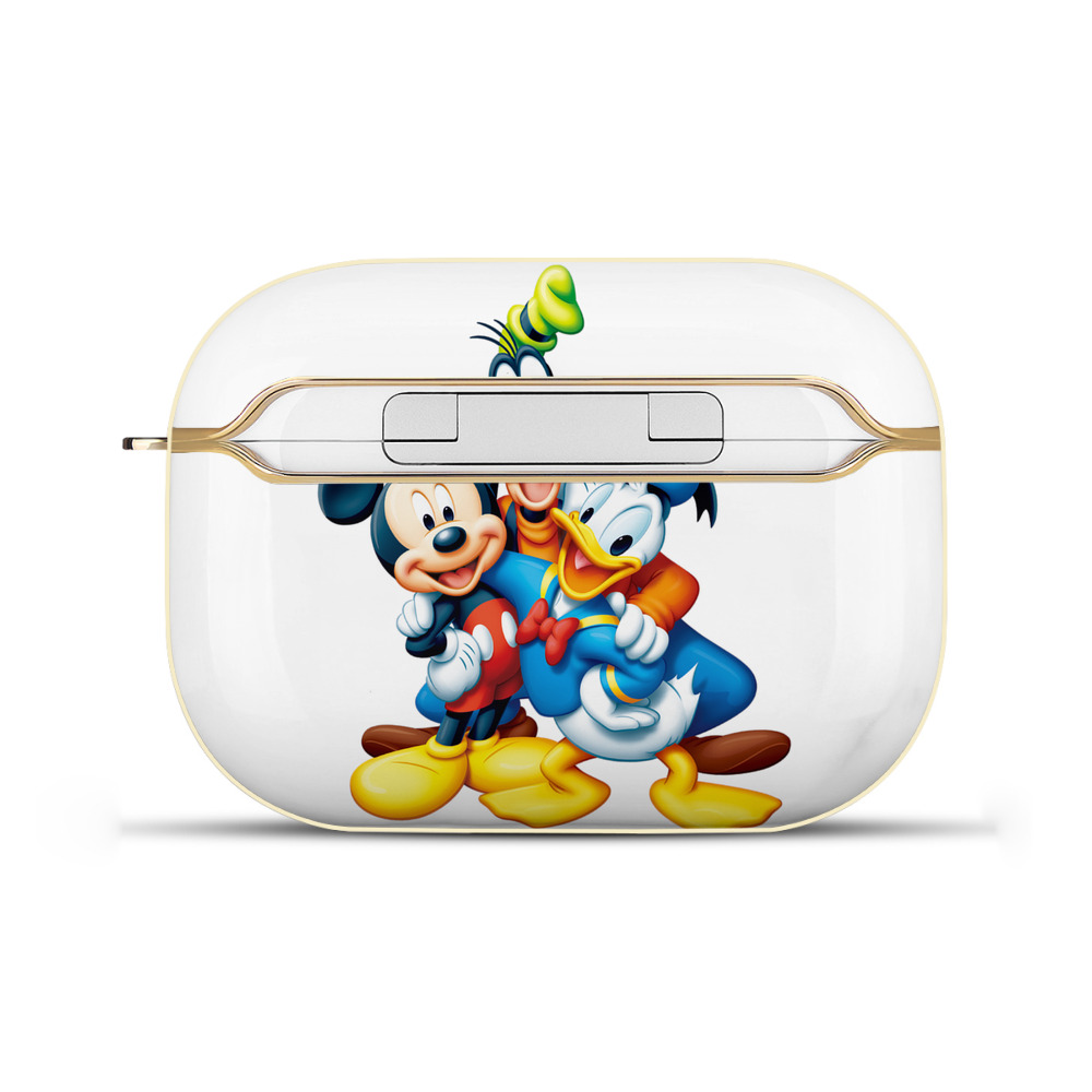 （画像用） ミッキーマウス Mickey Mouse 【AirPods Pro用】ハードシェル保護ケース｜耐衝撃・防指紋・カラビナ付き商品仕様