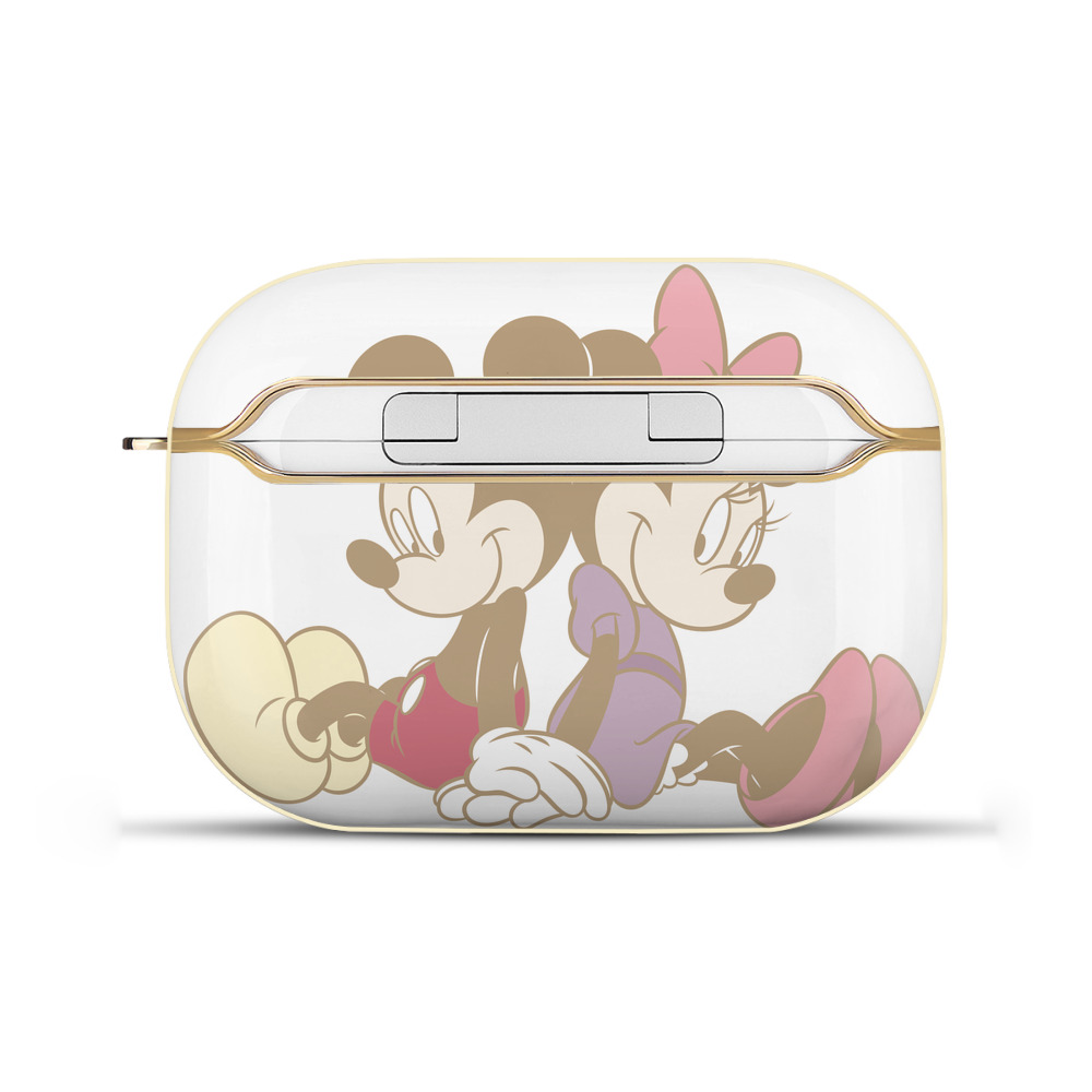 （画像用） ミッキーマウス Mickey Mouse 【AirPods Pro用】ハードシェル保護ケース｜耐衝撃・防指紋・カラビナ付き商品仕様