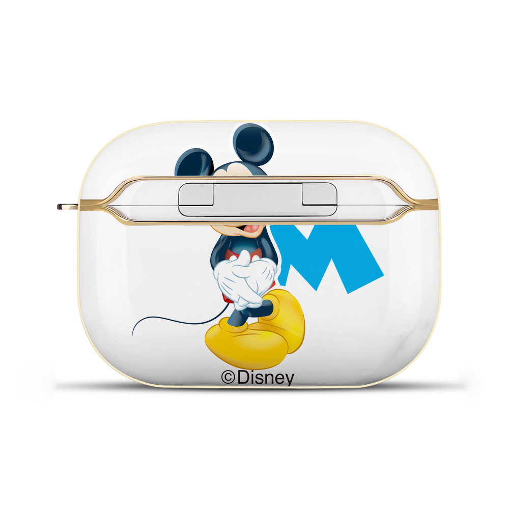 （画像用） ミッキーマウス Mickey Mouse 【AirPods Pro用】ハードシェル保護ケース｜耐衝撃・防指紋・カラビナ付き商品仕様