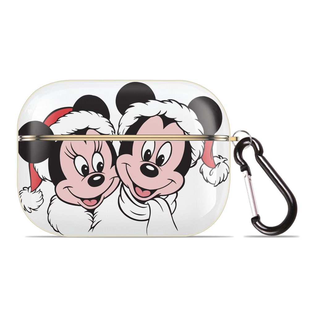 （画像用） ミッキーマウス Mickey Mouse 【AirPods Pro用】ハードシェル保護ケース｜耐衝撃・防指紋・カラビナ付き商品仕様