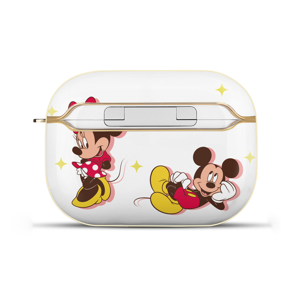 （画像用） ミッキーマウス Mickey Mouse 【AirPods Pro用】ハードシェル保護ケース｜耐衝撃・防指紋・カラビナ付き商品仕様
