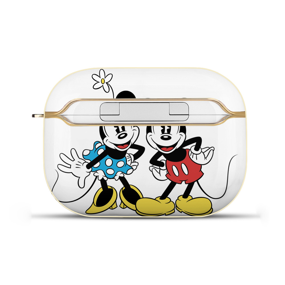 （画像用） ミッキーマウス Mickey Mouse 【AirPods Pro用】ハードシェル保護ケース｜耐衝撃・防指紋・カラビナ付き商品仕様