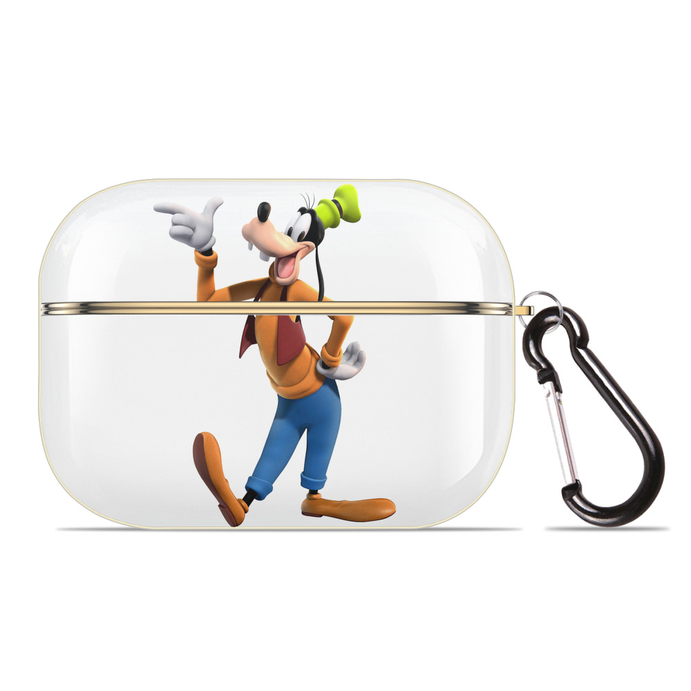 （画像用） ミッキーマウス Mickey Mouse 【AirPods Pro用】ハードシェル保護ケース｜耐衝撃・防指紋・カラビナ付き商品仕様