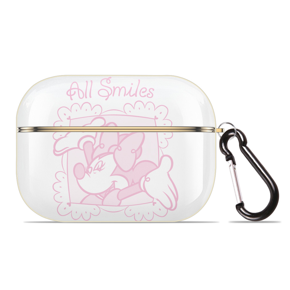 （画像用） ミッキーマウス Mickey Mouse 【AirPods Pro用】ハードシェル保護ケース｜耐衝撃・防指紋・カラビナ付き商品仕様
