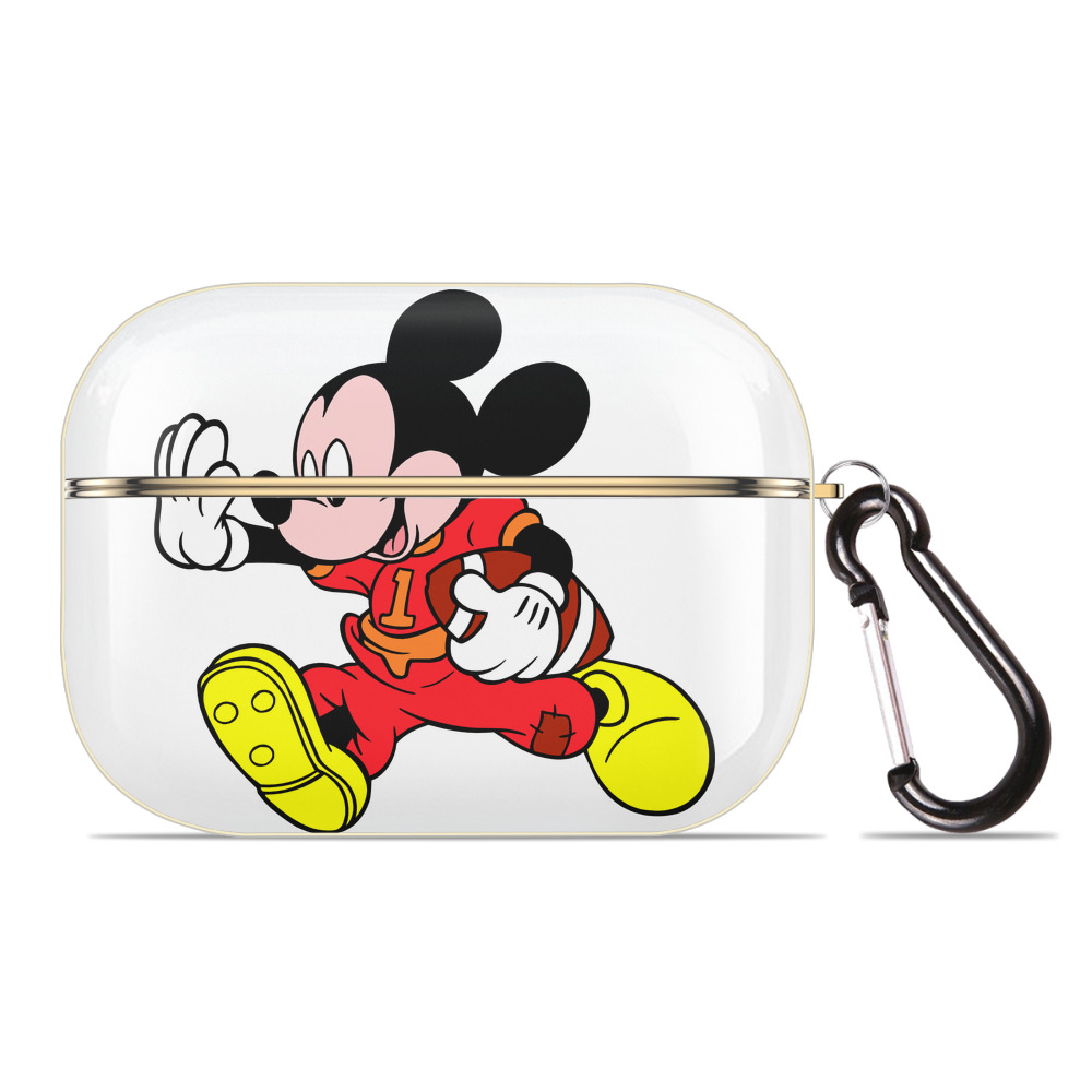 （画像用） ミッキーマウス Mickey Mouse 【AirPods Pro用】ハードシェル保護ケース｜耐衝撃・防指紋・カラビナ付き商品仕様