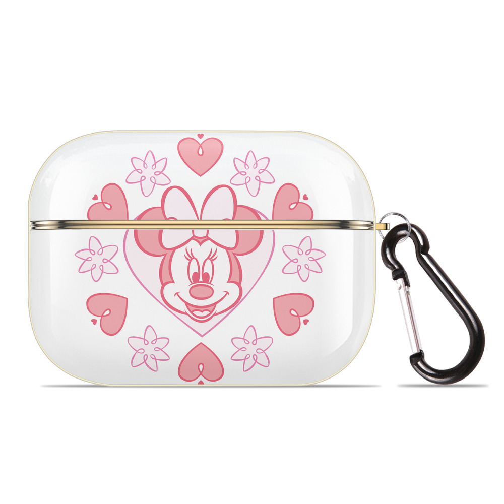 （画像用） ミッキーマウス Mickey Mouse 【AirPods Pro用】ハードシェル保護ケース｜耐衝撃・防指紋・カラビナ付き商品仕様