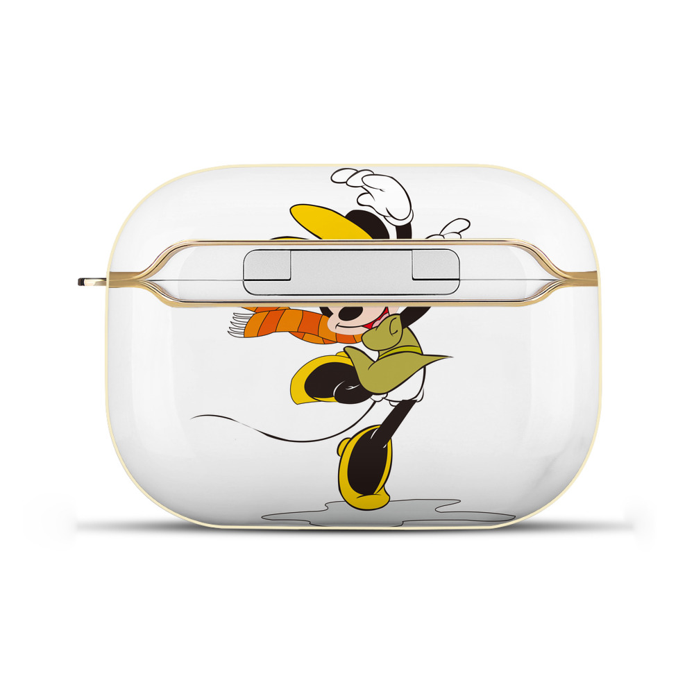 （画像用） ミッキーマウス Mickey Mouse 【AirPods Pro用】ハードシェル保護ケース｜耐衝撃・防指紋・カラビナ付き商品仕様