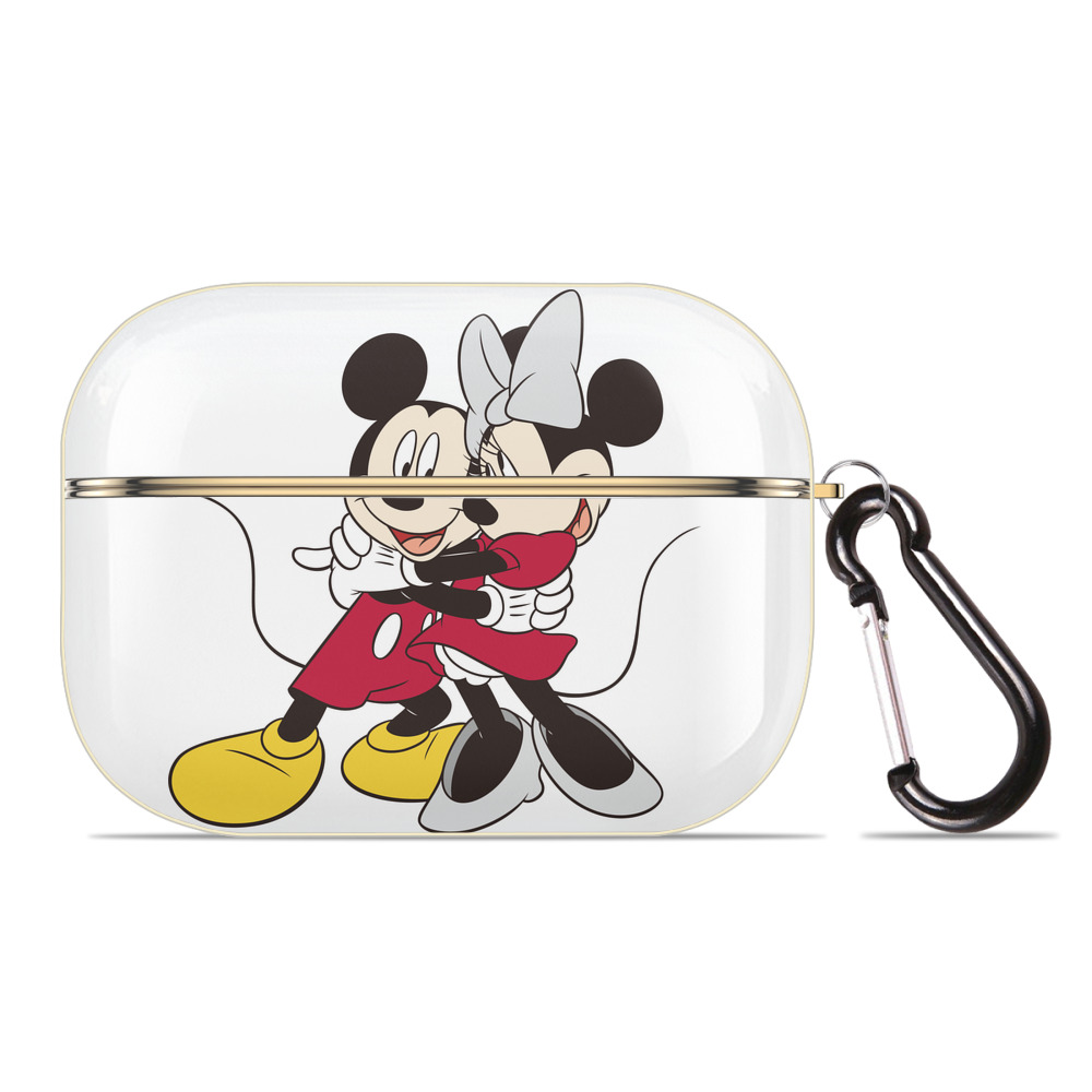 （画像用） ミッキーマウス Mickey Mouse 【AirPods Pro用】ハードシェル保護ケース｜耐衝撃・防指紋・カラビナ付き商品仕様