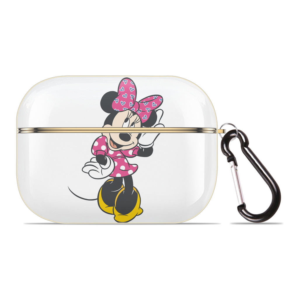 （画像用） ミッキーマウス Mickey Mouse 【AirPods Pro用】ハードシェル保護ケース｜耐衝撃・防指紋・カラビナ付き商品仕様