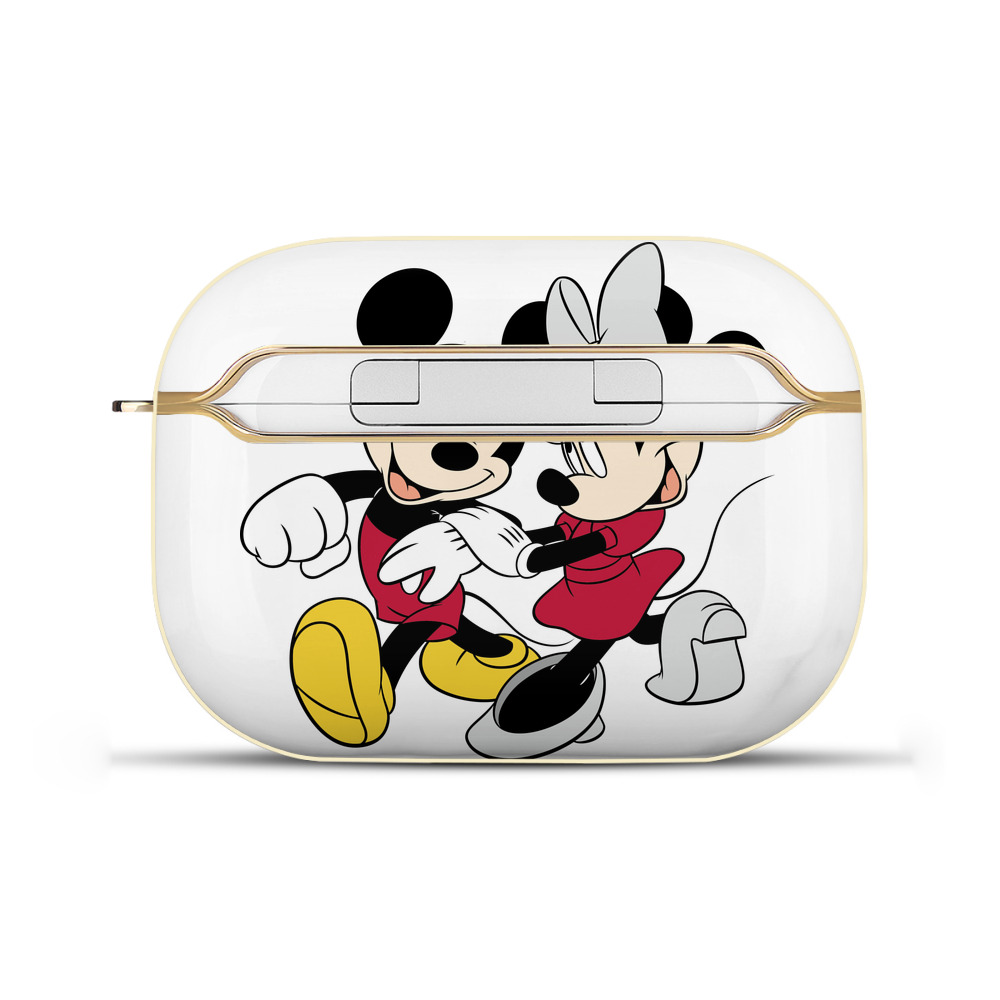 （画像用） ミッキーマウス Mickey Mouse 【AirPods Pro用】ハードシェル保護ケース｜耐衝撃・防指紋・カラビナ付き商品仕様
