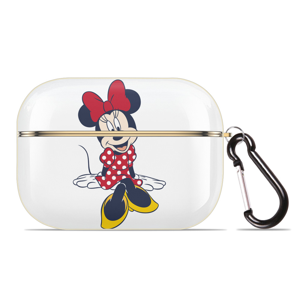 （画像用） ミッキーマウス Mickey Mouse 【AirPods Pro用】ハードシェル保護ケース｜耐衝撃・防指紋・カラビナ付き商品仕様