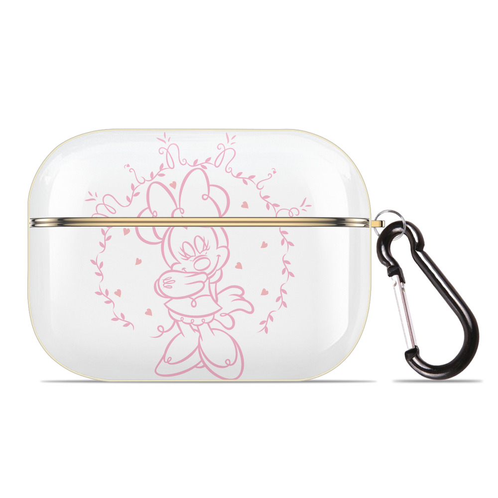 （画像用） ミッキーマウス Mickey Mouse 【AirPods Pro用】ハードシェル保護ケース｜耐衝撃・防指紋・カラビナ付き商品仕様
