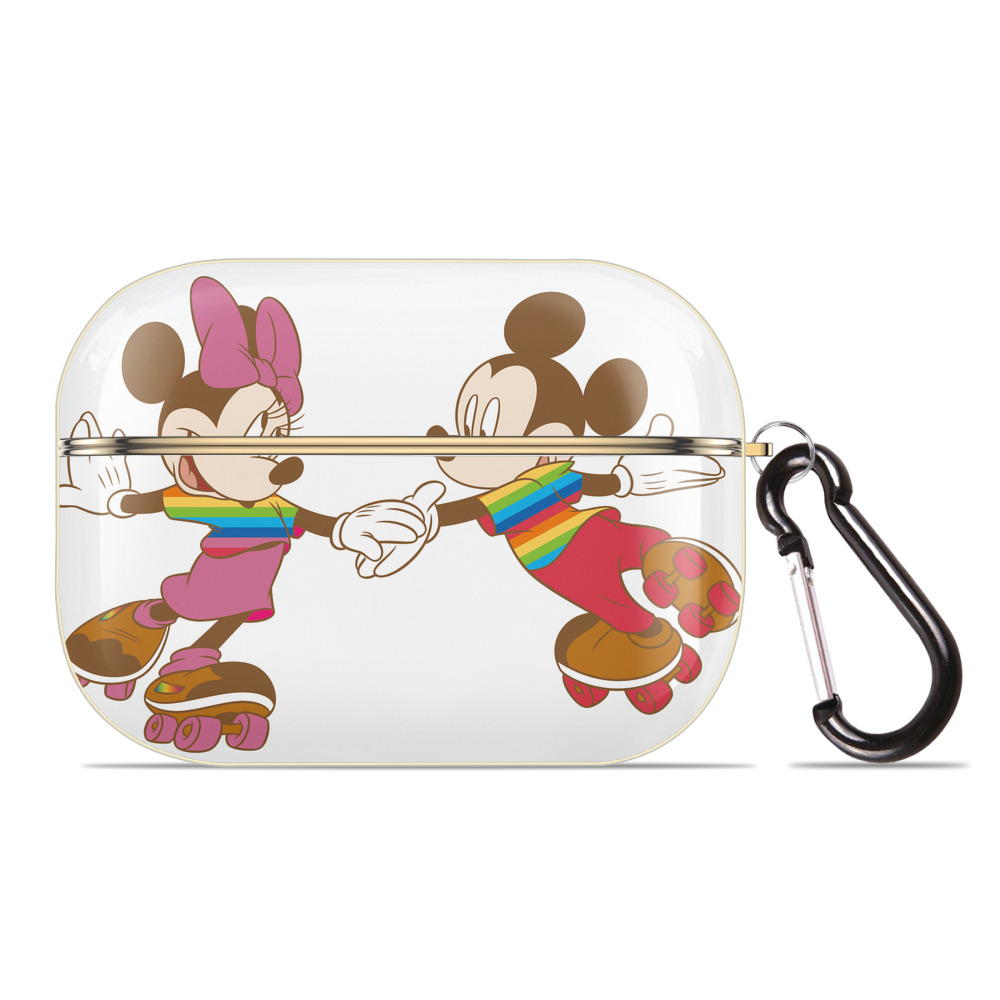 （画像用） ミッキーマウス Mickey Mouse 【AirPods Pro用】ハードシェル保護ケース｜耐衝撃・防指紋・カラビナ付き商品仕様