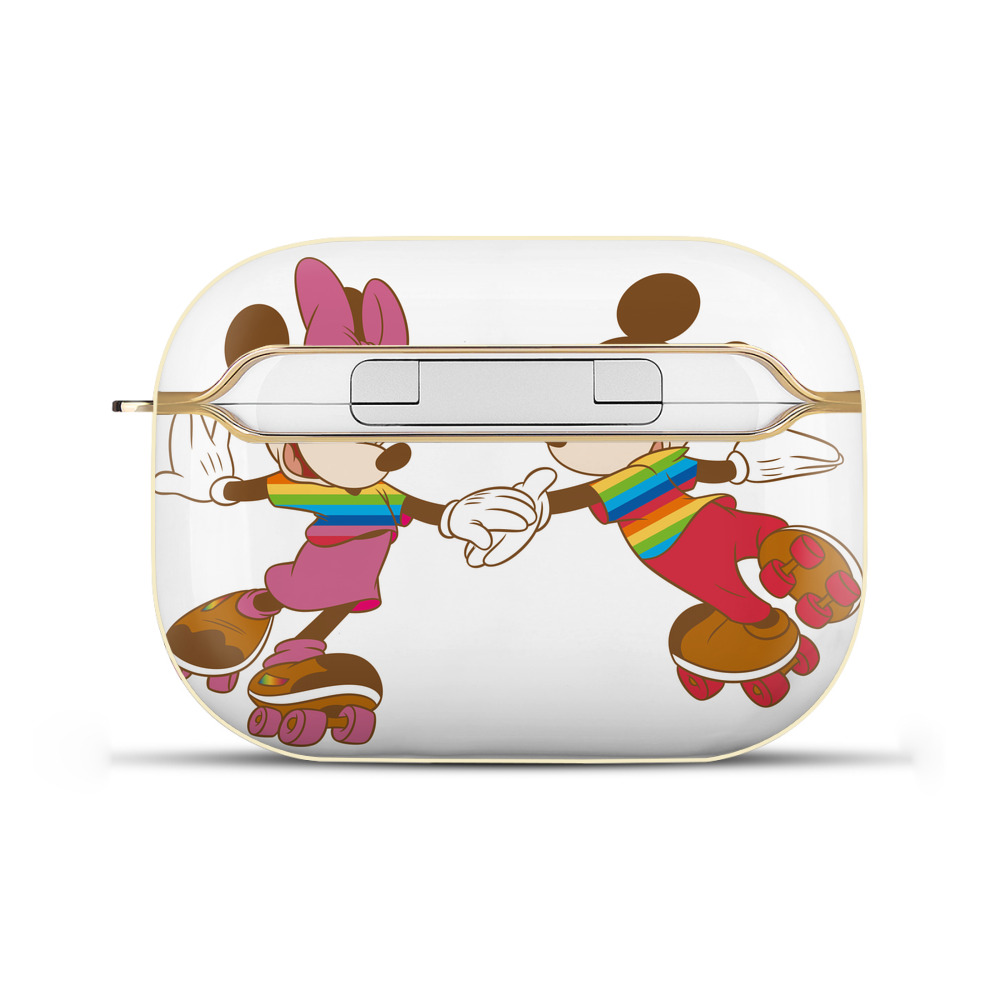 （画像用） ミッキーマウス Mickey Mouse 【AirPods Pro用】ハードシェル保護ケース｜耐衝撃・防指紋・カラビナ付き商品仕様