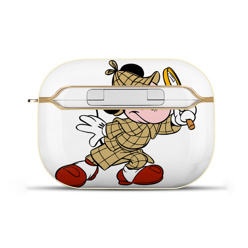（画像用） ミッキーマウス Mickey Mouse 【AirPods Pro用】ハードシェル保護ケース｜耐衝撃・防指紋・カラビナ付き商品仕様
