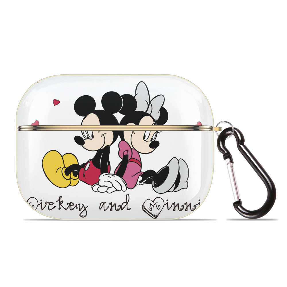 （画像用） ミッキーマウス Mickey Mouse 【AirPods Pro用】ハードシェル保護ケース｜耐衝撃・防指紋・カラビナ付き商品仕様