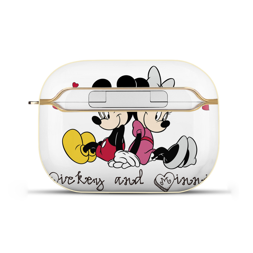 （画像用） ミッキーマウス Mickey Mouse 【AirPods Pro用】ハードシェル保護ケース｜耐衝撃・防指紋・カラビナ付き商品仕様