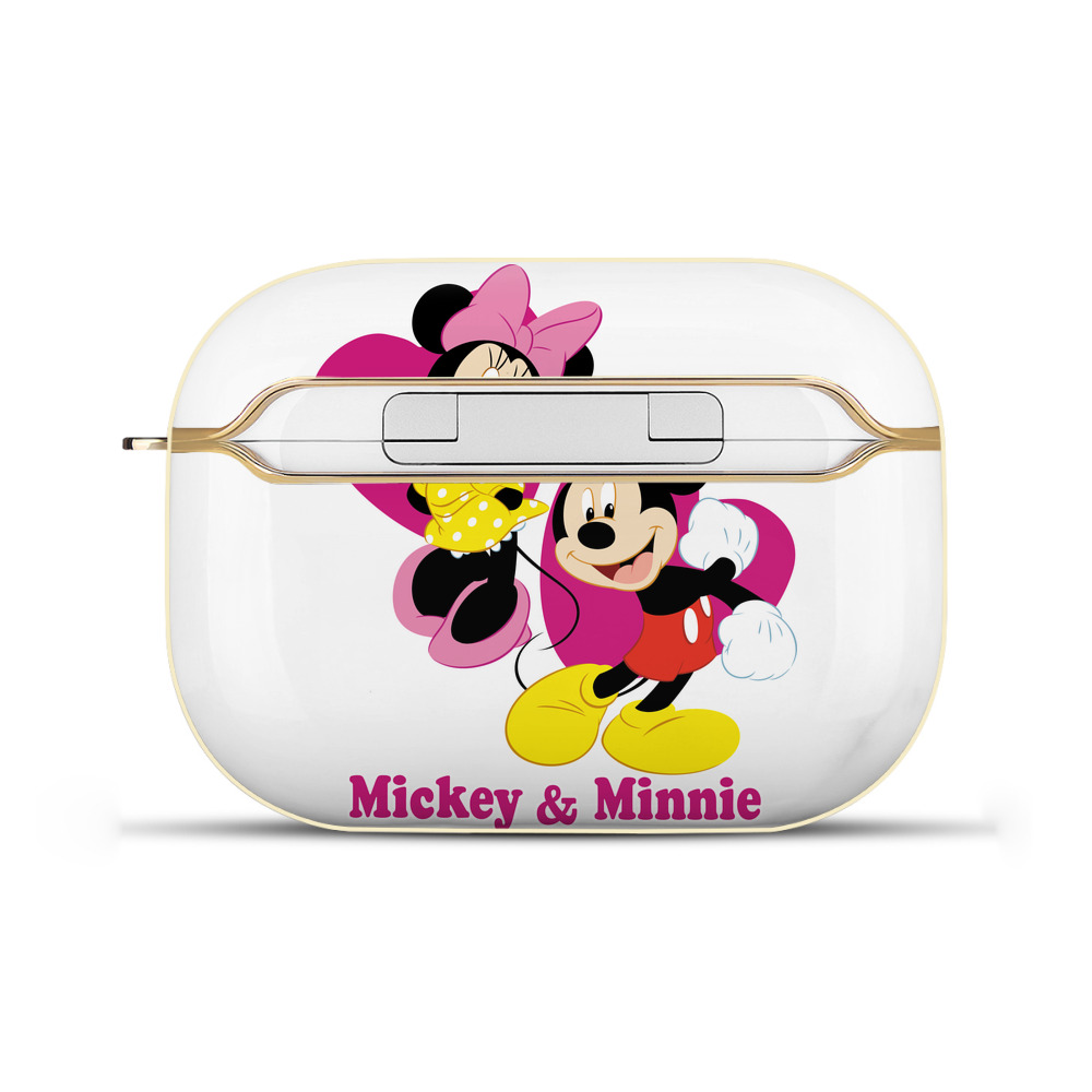 （画像用） ミッキーマウス Mickey Mouse 【AirPods Pro用】ハードシェル保護ケース｜耐衝撃・防指紋・カラビナ付き商品仕様