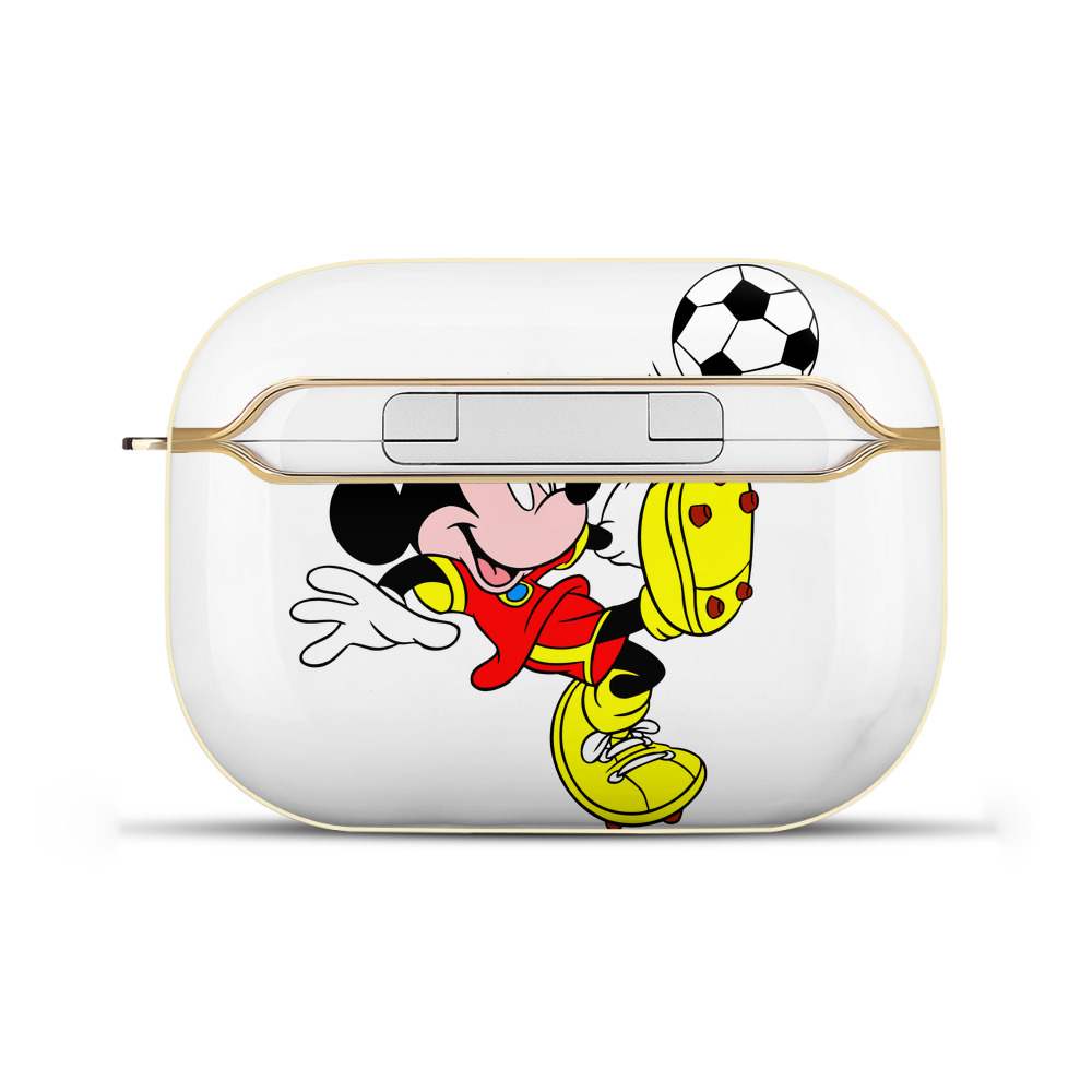 （画像用） ミッキーマウス Mickey Mouse 【AirPods Pro用】ハードシェル保護ケース｜耐衝撃・防指紋・カラビナ付き商品仕様