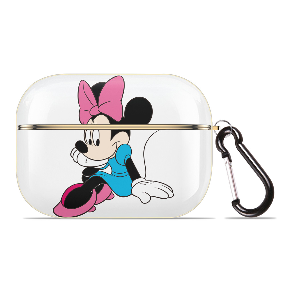（画像用） ミッキーマウス Mickey Mouse 【AirPods Pro用】ハードシェル保護ケース｜耐衝撃・防指紋・カラビナ付き商品仕様