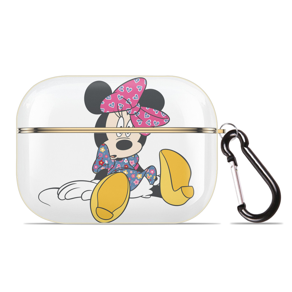 （画像用） ミッキーマウス Mickey Mouse 【AirPods Pro用】ハードシェル保護ケース｜耐衝撃・防指紋・カラビナ付き商品仕様