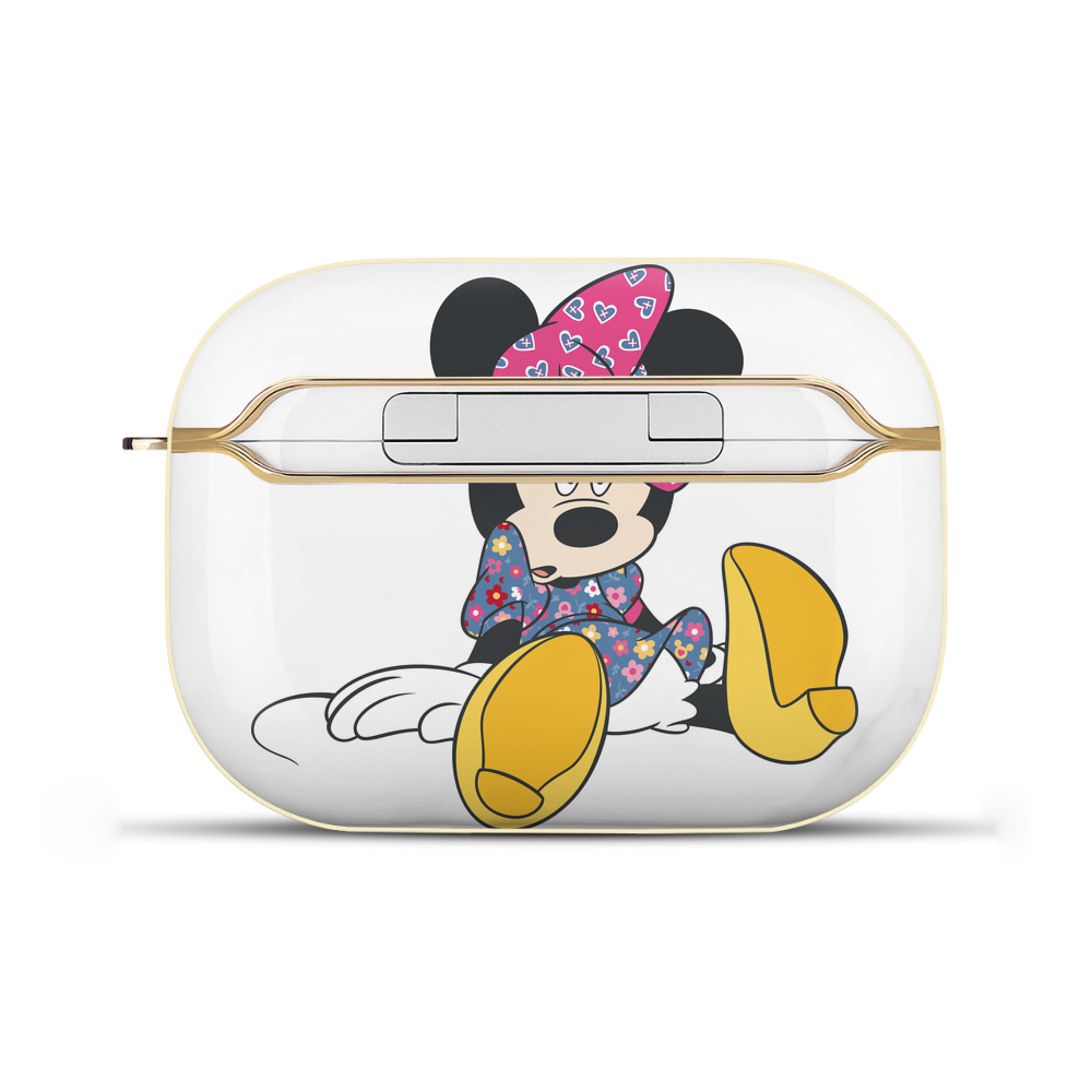 （画像用） ミッキーマウス Mickey Mouse 【AirPods Pro用】ハードシェル保護ケース｜耐衝撃・防指紋・カラビナ付き商品仕様