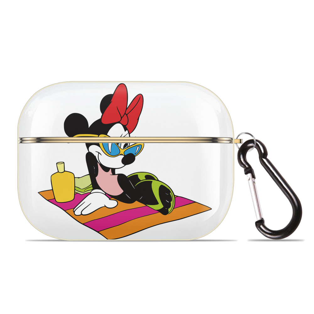 （画像用） ミッキーマウス Mickey Mouse 【AirPods Pro用】ハードシェル保護ケース｜耐衝撃・防指紋・カラビナ付き商品仕様