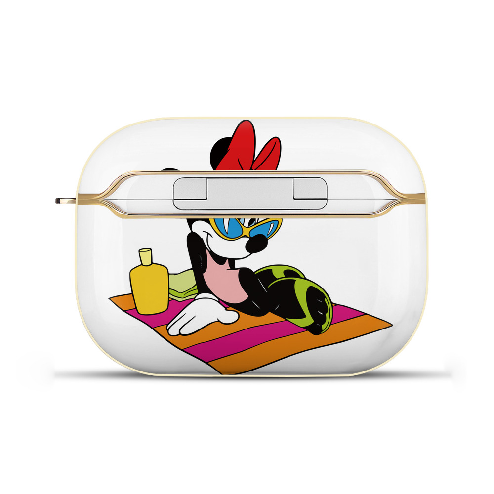 （画像用） ミッキーマウス Mickey Mouse 【AirPods Pro用】ハードシェル保護ケース｜耐衝撃・防指紋・カラビナ付き商品仕様
