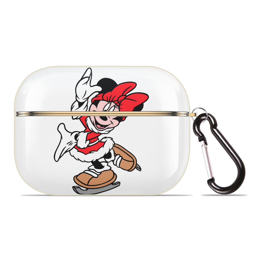 （画像用） ミッキーマウス Mickey Mouse 【AirPods Pro用】ハードシェル保護ケース｜耐衝撃・防指紋・カラビナ付き商品仕様