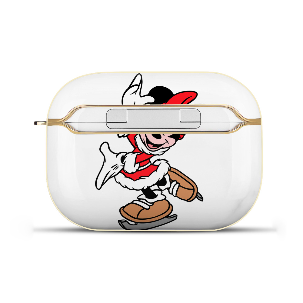 （画像用） ミッキーマウス Mickey Mouse 【AirPods Pro用】ハードシェル保護ケース｜耐衝撃・防指紋・カラビナ付き商品仕様