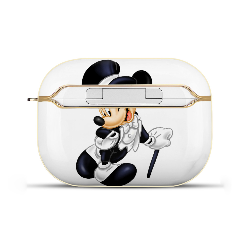 （画像用） ミッキーマウス Mickey Mouse 【AirPods Pro用】ハードシェル保護ケース｜耐衝撃・防指紋・カラビナ付き商品仕様
