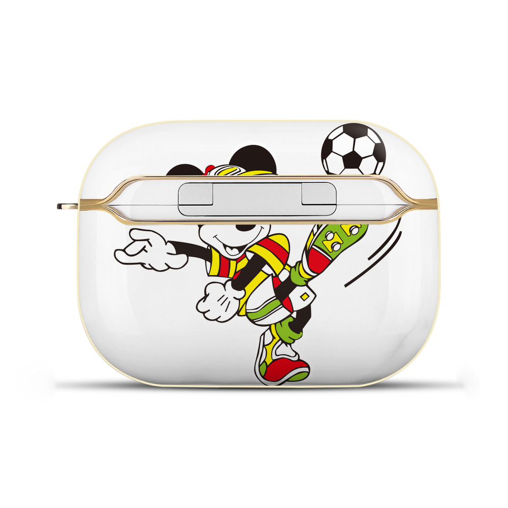 （画像用） ミッキーマウス Mickey Mouse 【AirPods Pro用】ハードシェル保護ケース｜耐衝撃・防指紋・カラビナ付き商品仕様