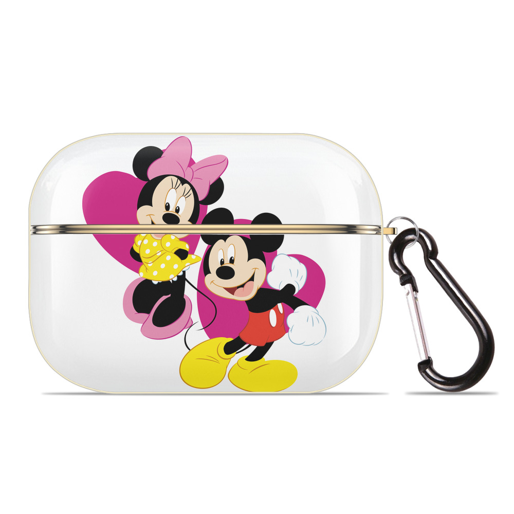 （画像用） ミッキーマウス Mickey Mouse 【AirPods Pro用】ハードシェル保護ケース｜耐衝撃・防指紋・カラビナ付き商品仕様