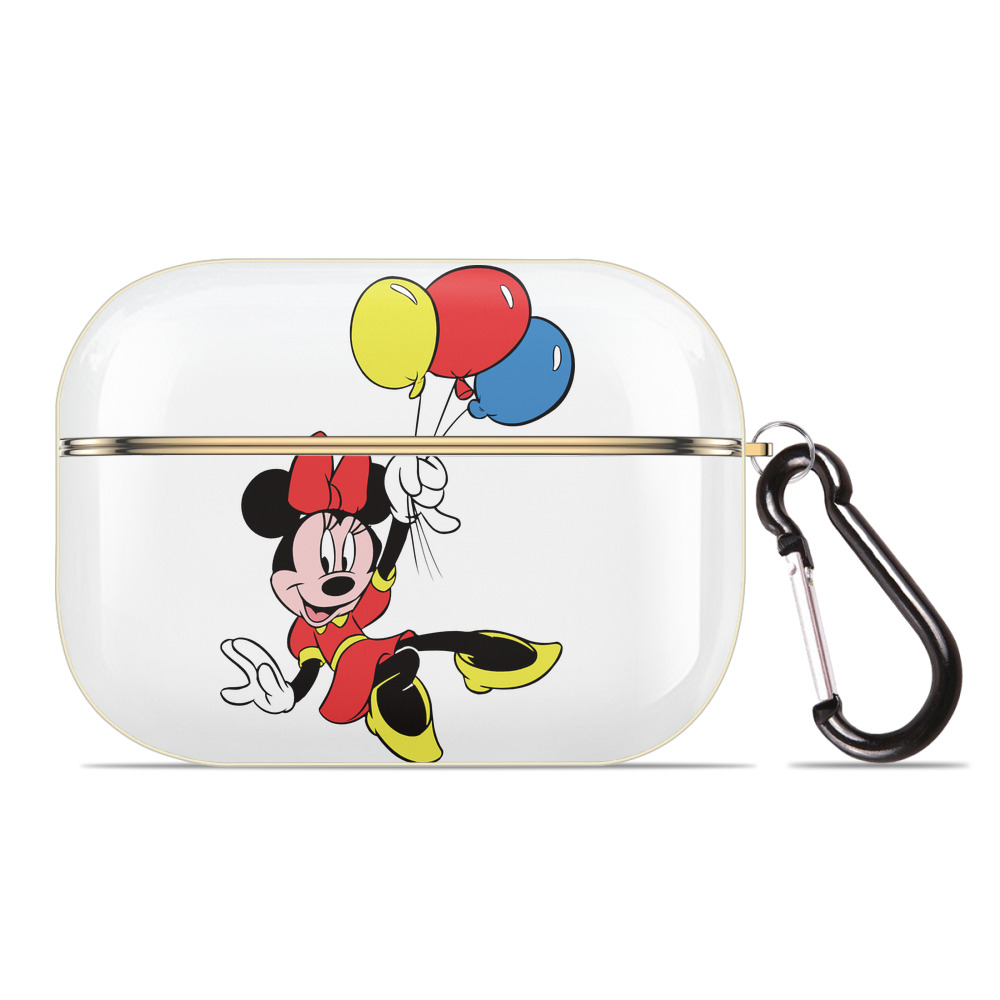 （画像用） ミッキーマウス Mickey Mouse 【AirPods Pro用】ハードシェル保護ケース｜耐衝撃・防指紋・カラビナ付き商品仕様