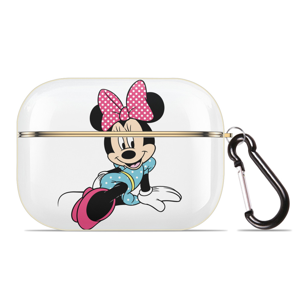 （画像用） ミッキーマウス Mickey Mouse 【AirPods Pro用】ハードシェル保護ケース｜耐衝撃・防指紋・カラビナ付き商品仕様