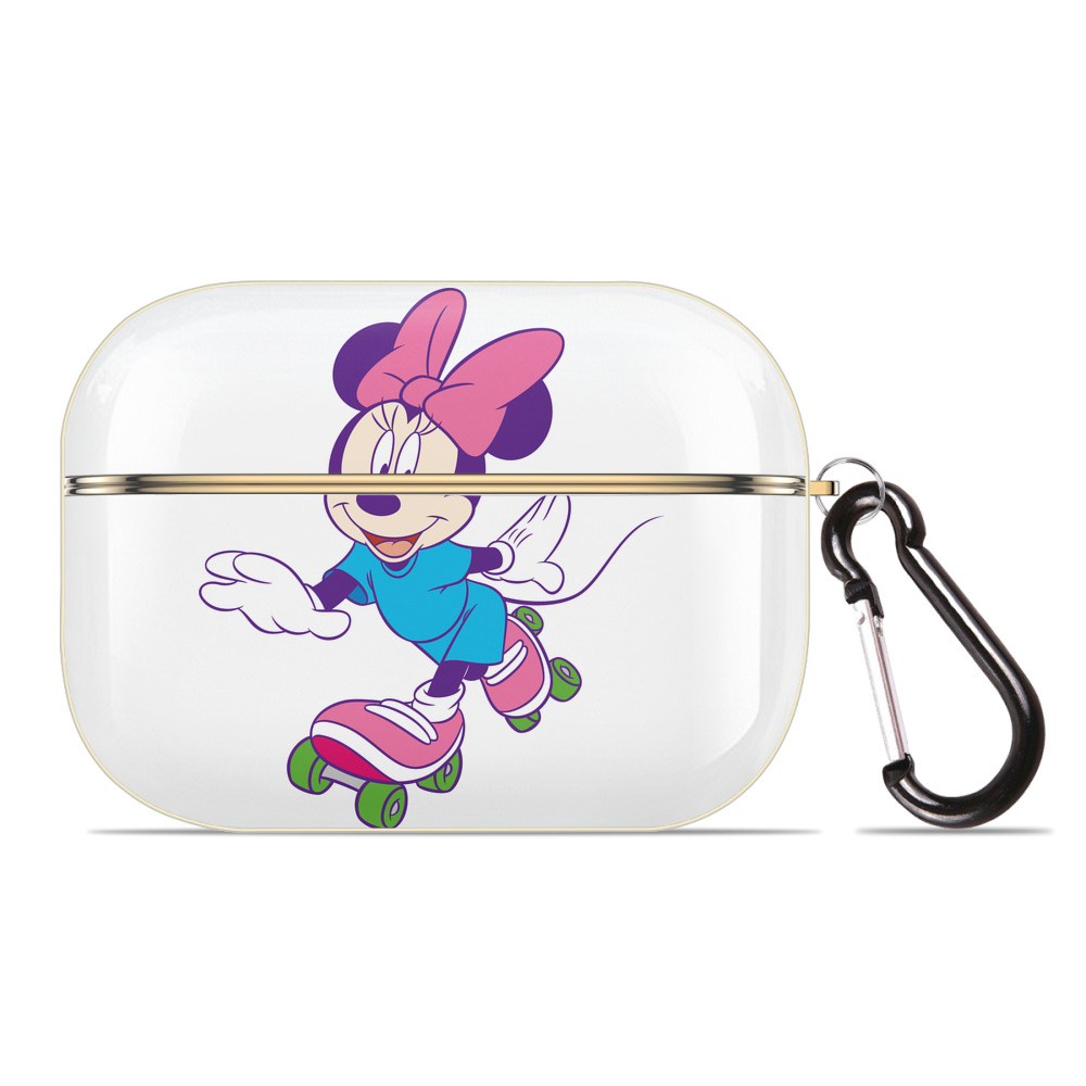 （画像用） ミッキーマウス Mickey Mouse 【AirPods Pro用】ハードシェル保護ケース｜耐衝撃・防指紋・カラビナ付き商品仕様
