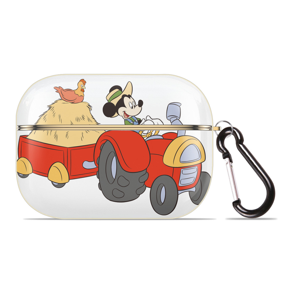 （画像用） ミッキーマウス Mickey Mouse 【AirPods Pro用】ハードシェル保護ケース｜耐衝撃・防指紋・カラビナ付き商品仕様