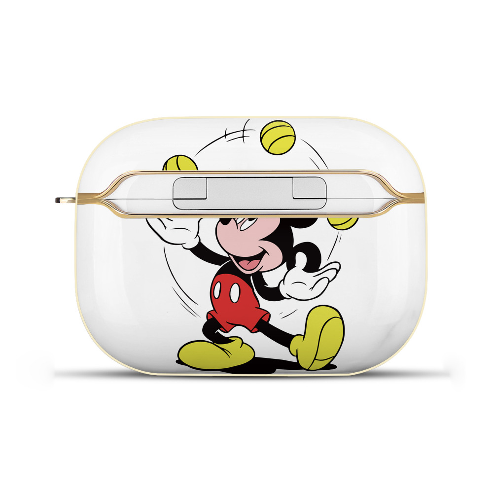 （画像用） ミッキーマウス Mickey Mouse 【AirPods Pro用】ハードシェル保護ケース｜耐衝撃・防指紋・カラビナ付き商品仕様