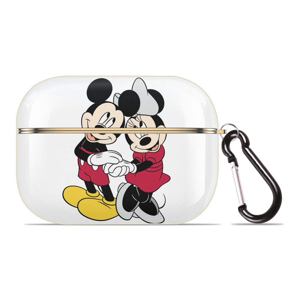 （画像用） ミッキーマウス Mickey Mouse 【AirPods Pro用】ハードシェル保護ケース｜耐衝撃・防指紋・カラビナ付き商品仕様