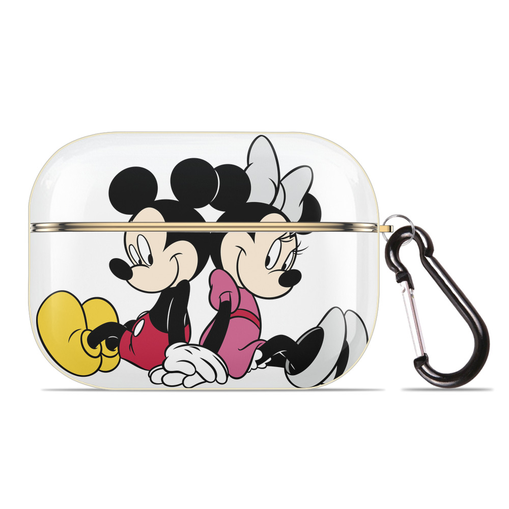（画像用） ミッキーマウス Mickey Mouse 【AirPods Pro用】ハードシェル保護ケース｜耐衝撃・防指紋・カラビナ付き商品仕様