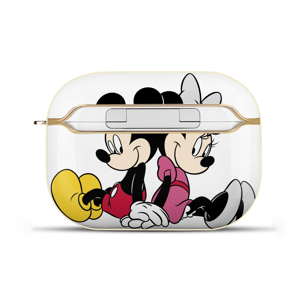 （画像用） ミッキーマウス Mickey Mouse 【AirPods Pro用】ハードシェル保護ケース｜耐衝撃・防指紋・カラビナ付き商品仕様