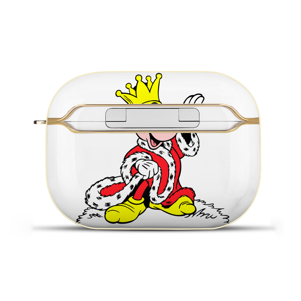 （画像用） ミッキーマウス Mickey Mouse 【AirPods Pro用】ハードシェル保護ケース｜耐衝撃・防指紋・カラビナ付き商品仕様