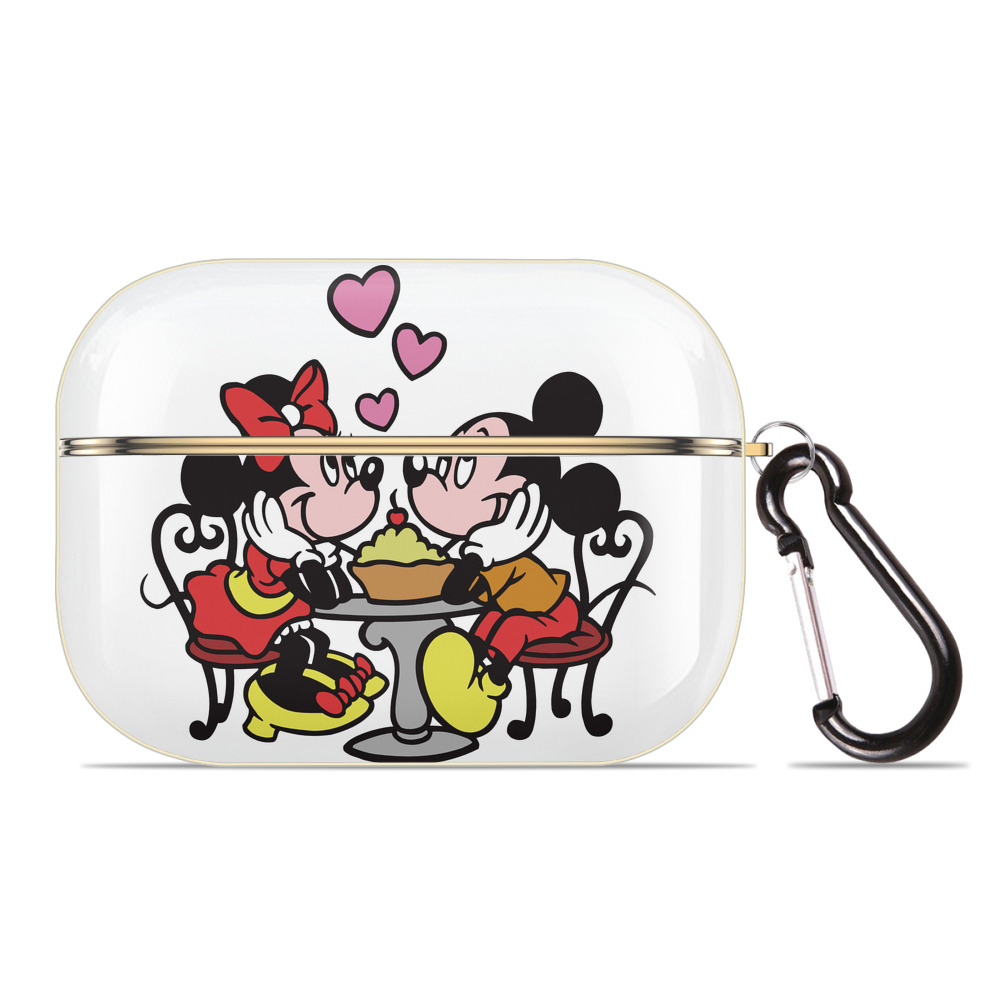 （画像用） ミッキーマウス Mickey Mouse 【AirPods Pro用】ハードシェル保護ケース｜耐衝撃・防指紋・カラビナ付き商品仕様