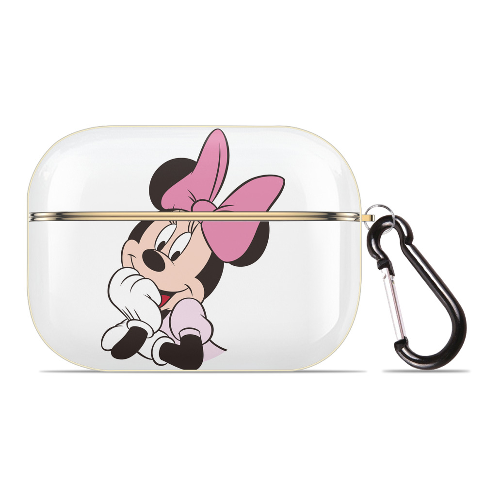 （画像用） ミッキーマウス Mickey Mouse 【AirPods Pro用】ハードシェル保護ケース｜耐衝撃・防指紋・カラビナ付き商品仕様
