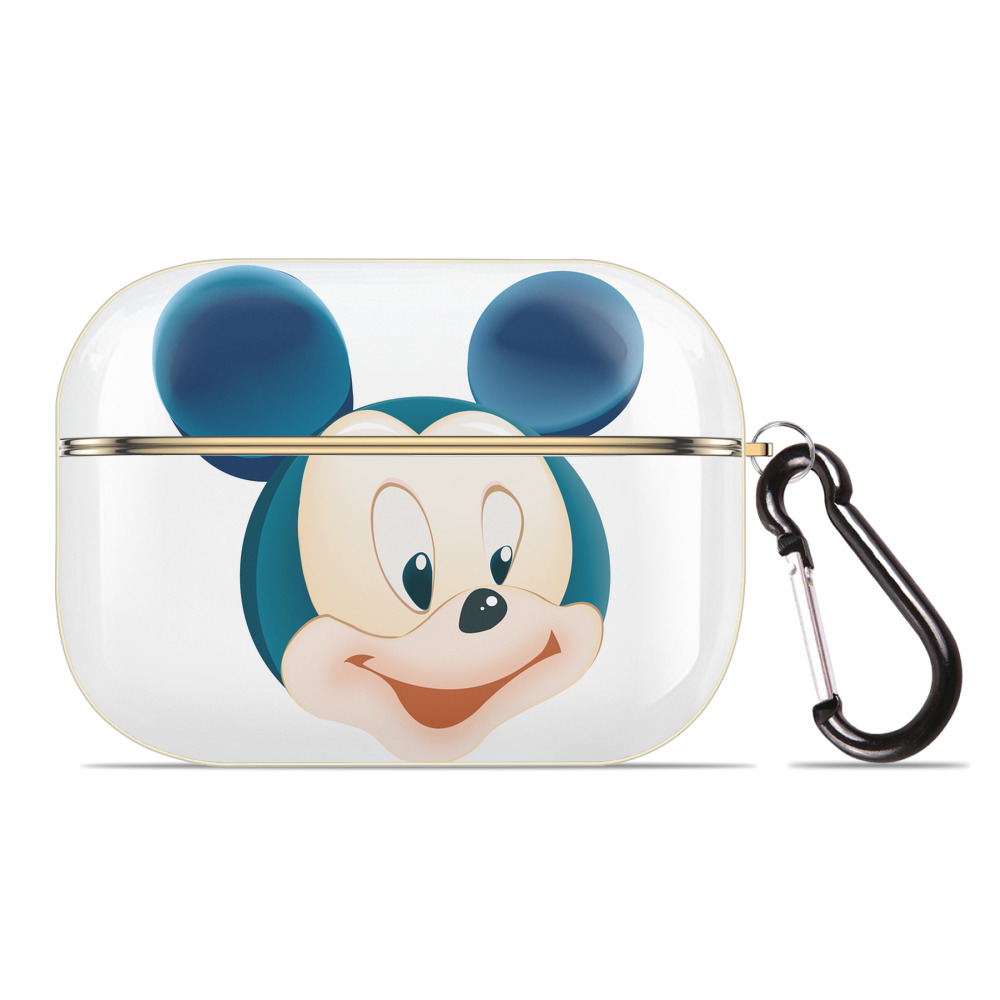 （画像用） ミッキーマウス Mickey Mouse 【AirPods Pro用】ハードシェル保護ケース｜耐衝撃・防指紋・カラビナ付き商品仕様