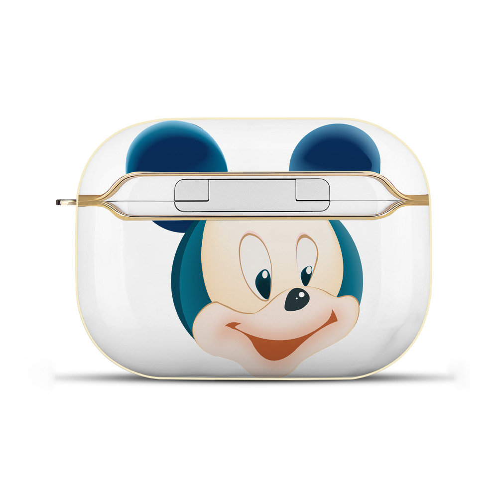 （画像用） ミッキーマウス Mickey Mouse 【AirPods Pro用】ハードシェル保護ケース｜耐衝撃・防指紋・カラビナ付き商品仕様