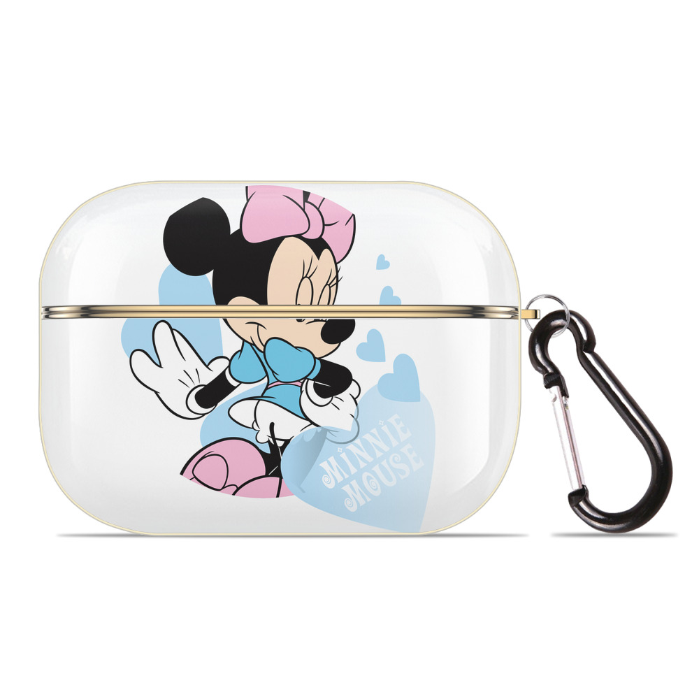 （画像用） ミッキーマウス Mickey Mouse 【AirPods Pro用】ハードシェル保護ケース｜耐衝撃・防指紋・カラビナ付き商品仕様